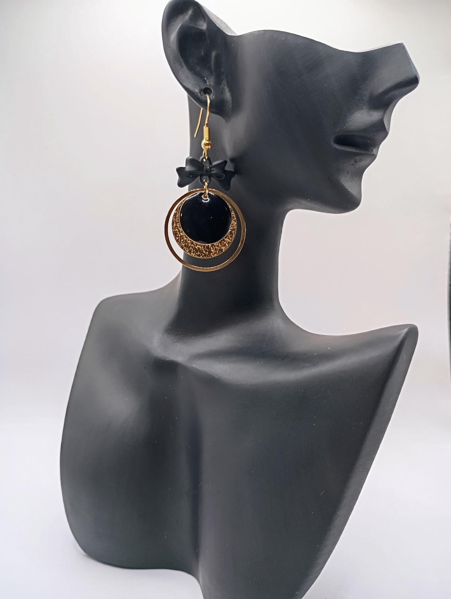 Boucles d'oreilles nœud papillon
