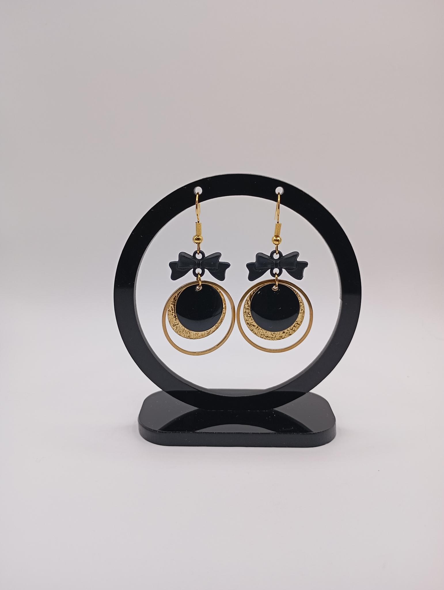 Boucles d'oreilles  nœud papillon