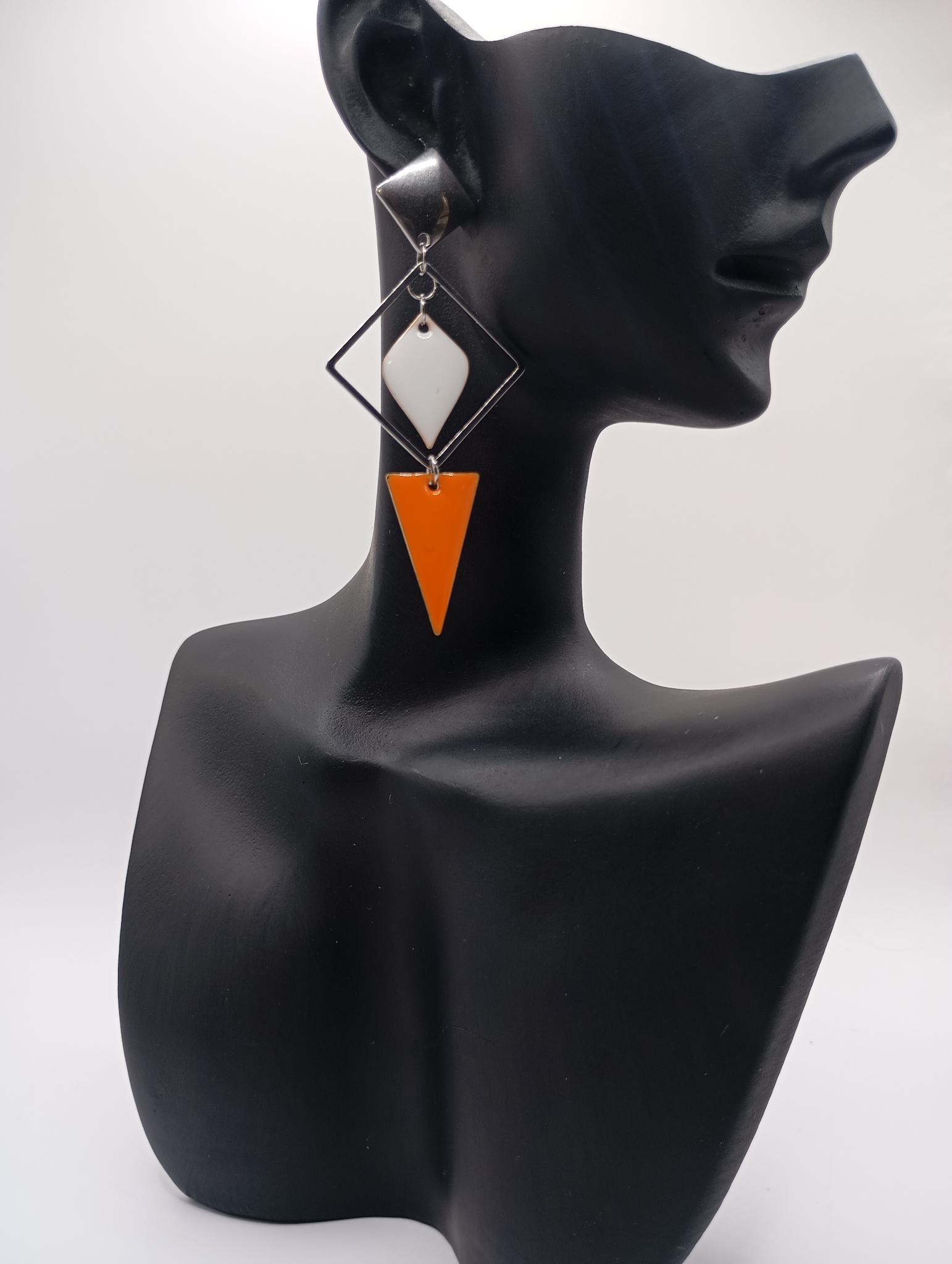 Boucles d'oreilles géométrique