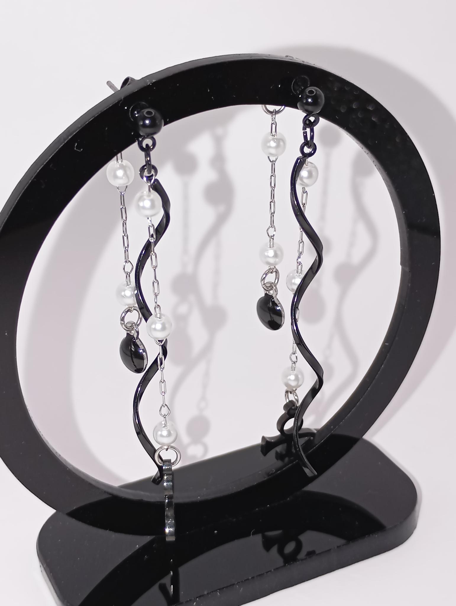 Boucles d'oreilles pendantes élégantes