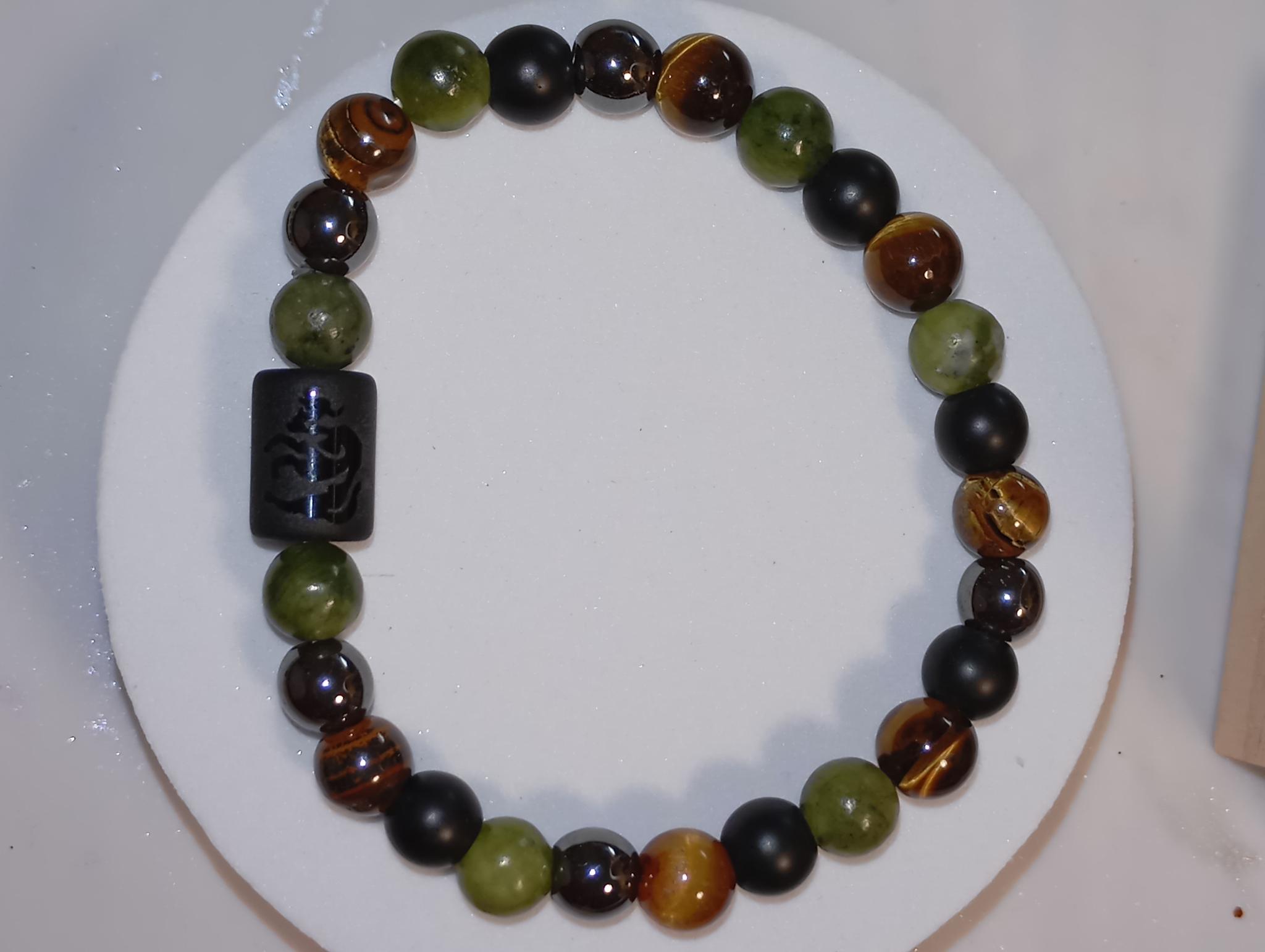 Bracelet en pierres naturelles pour les signe du TAUREAU