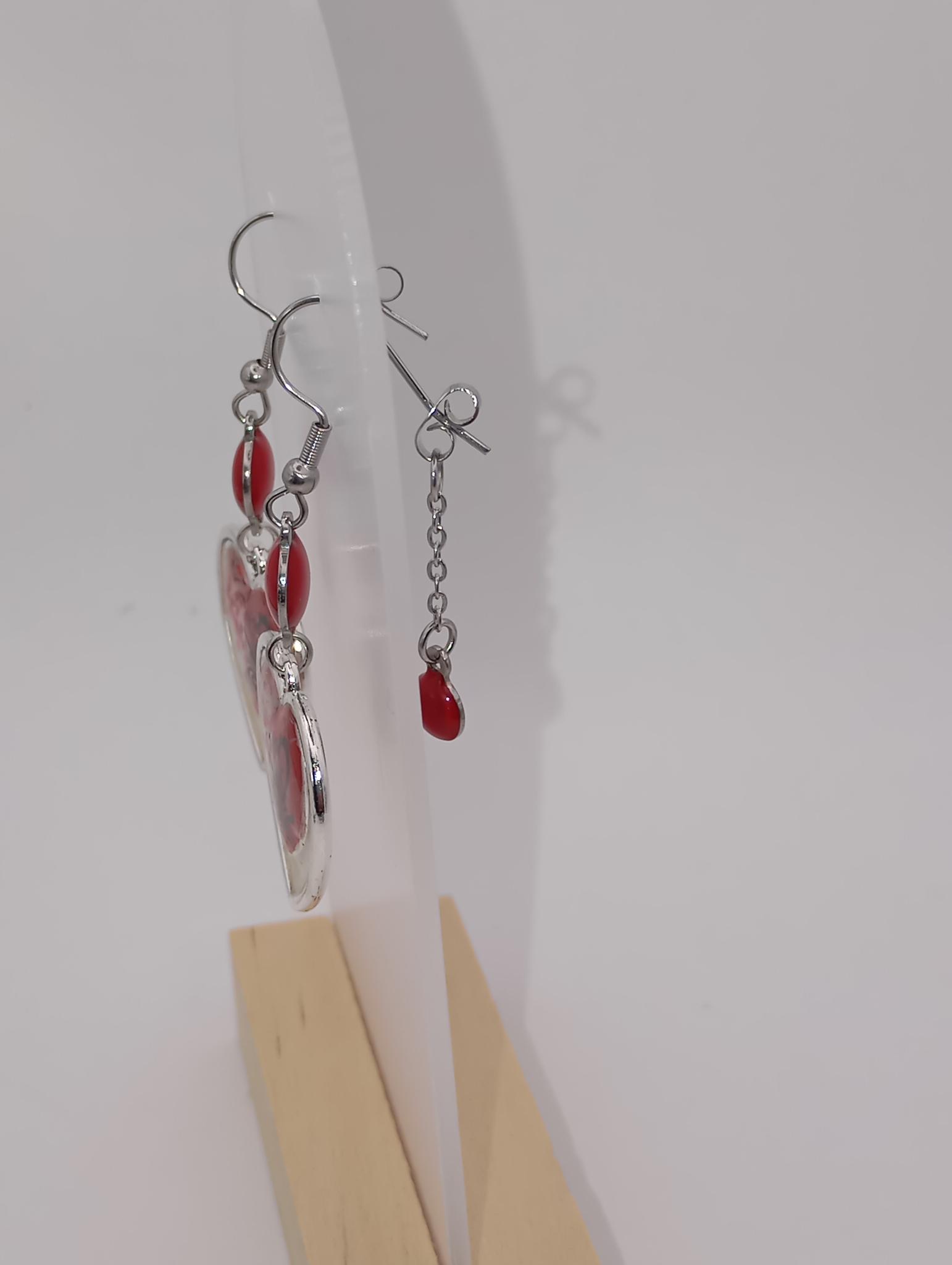 Parure cœur artisanal