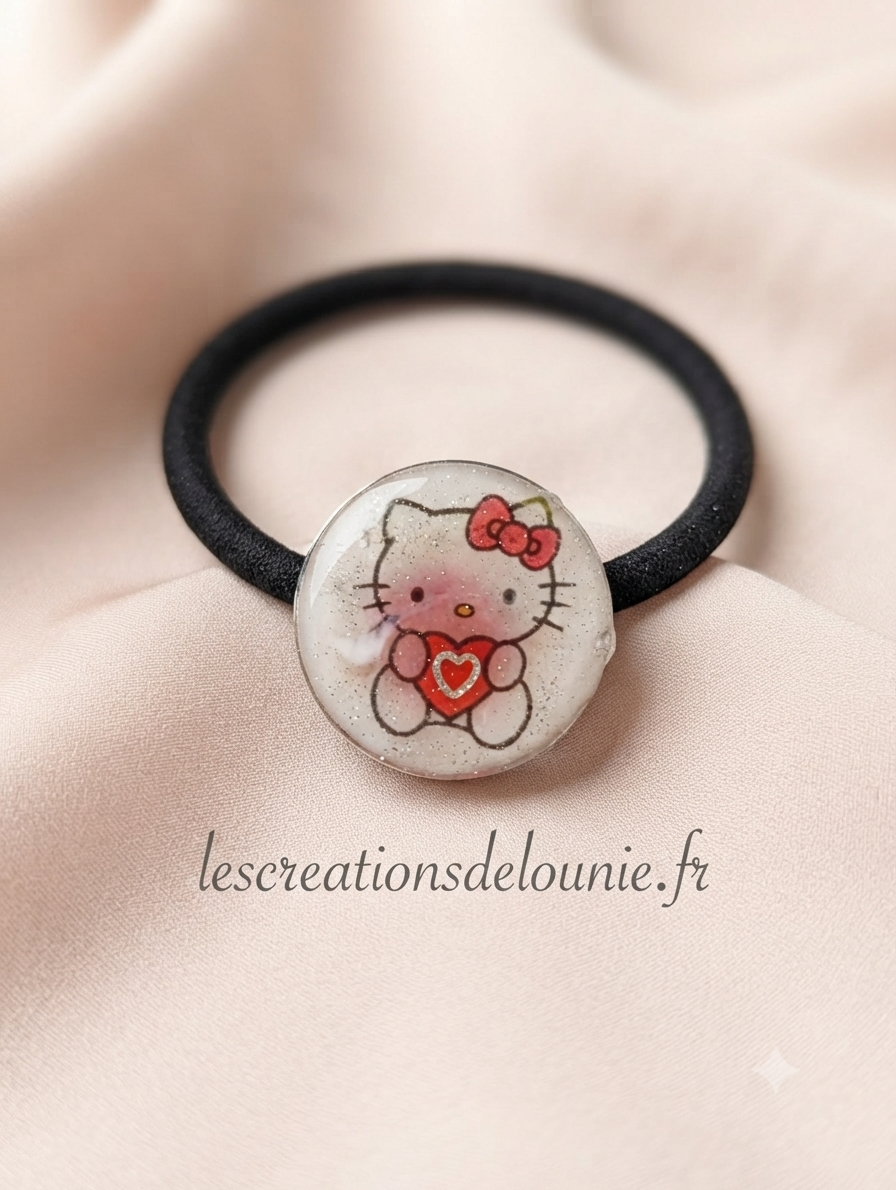 Élastique à cheveux Hello Kitty