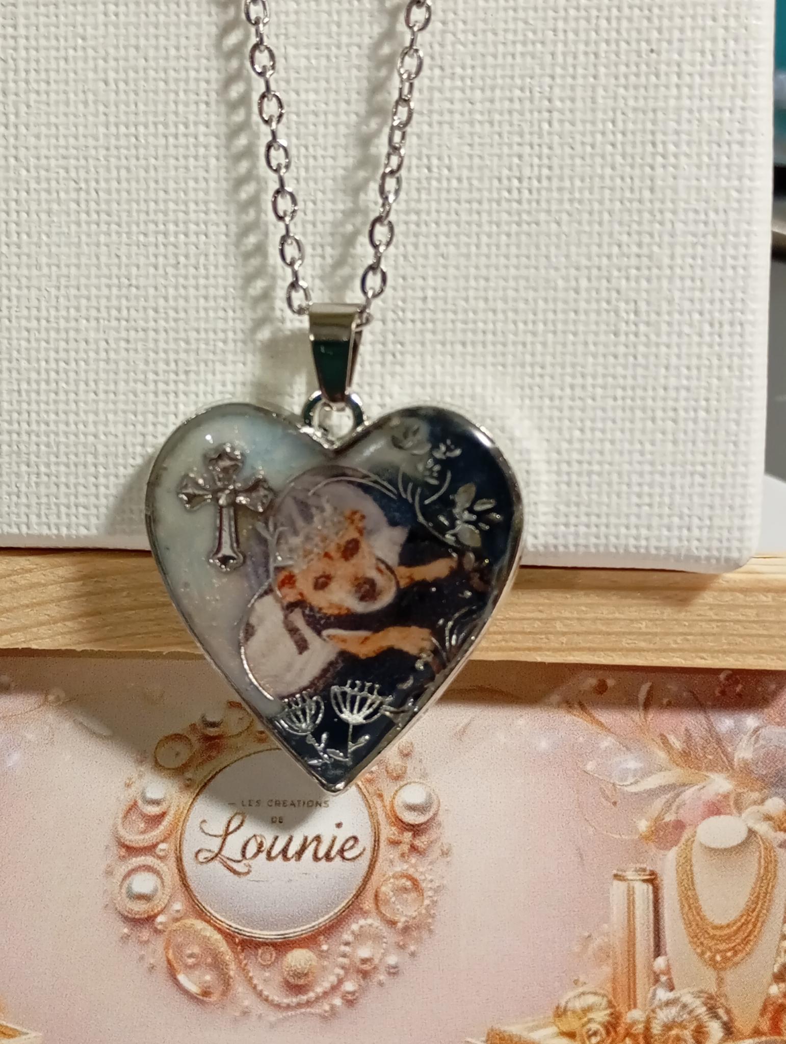 Collier cœur personnalisé Véronique