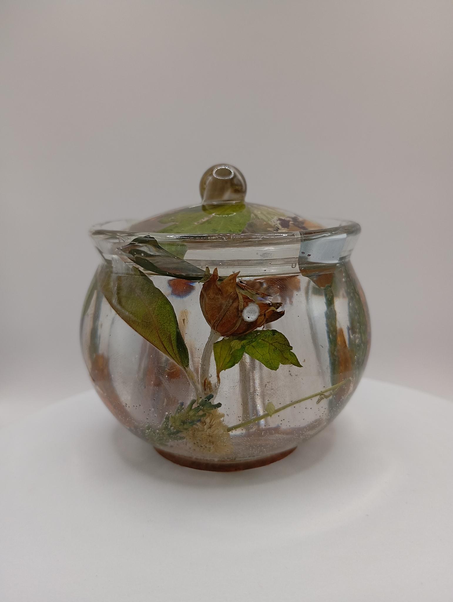 Bocal décoratif en résine