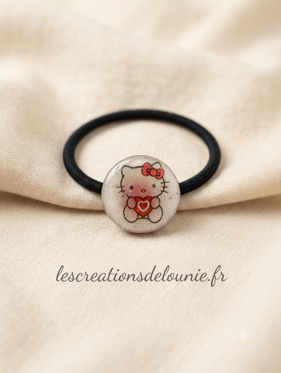 Élastique à cheveux Hello Kitty