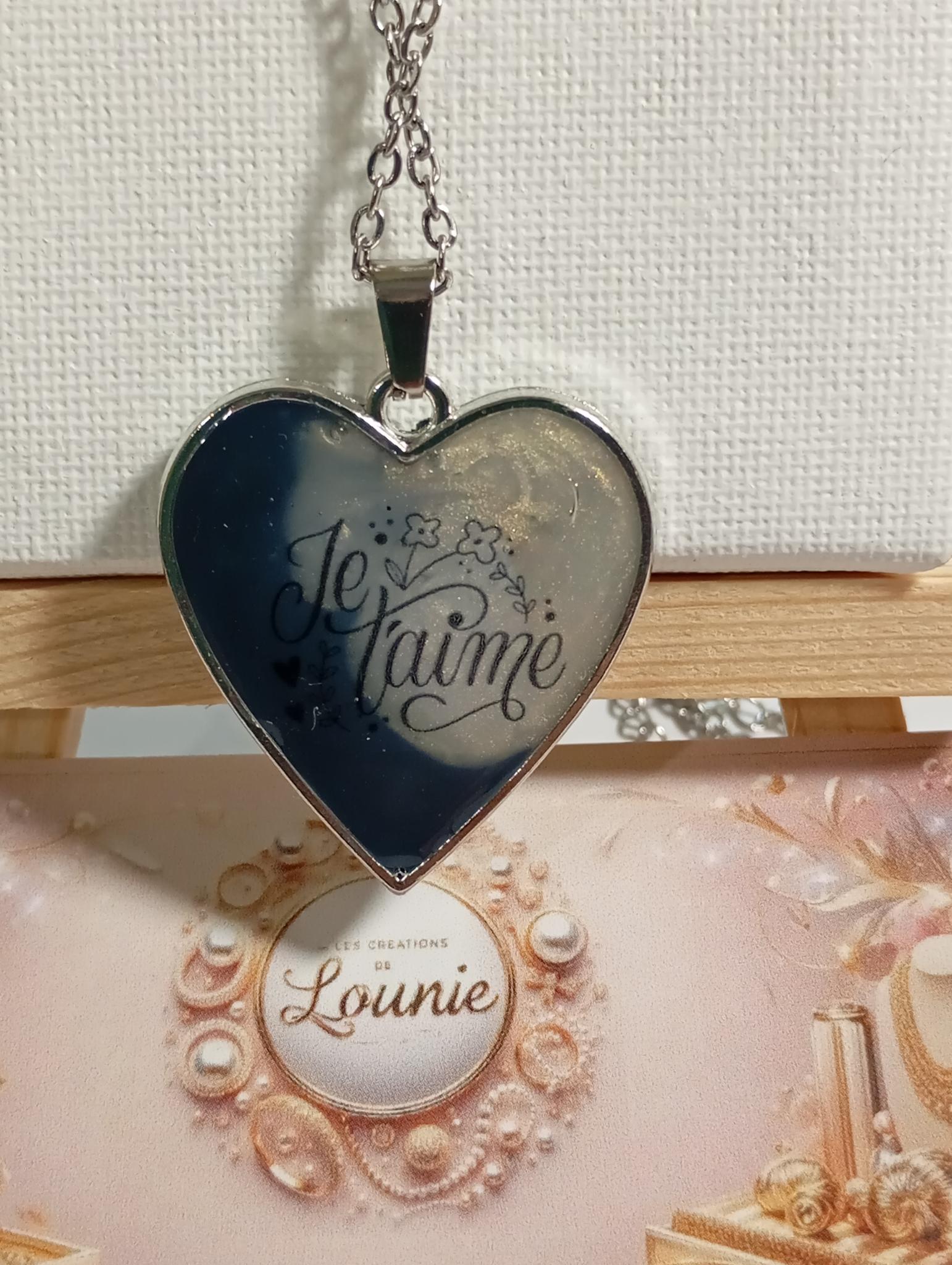 Collier cœur personnalisé Véronique