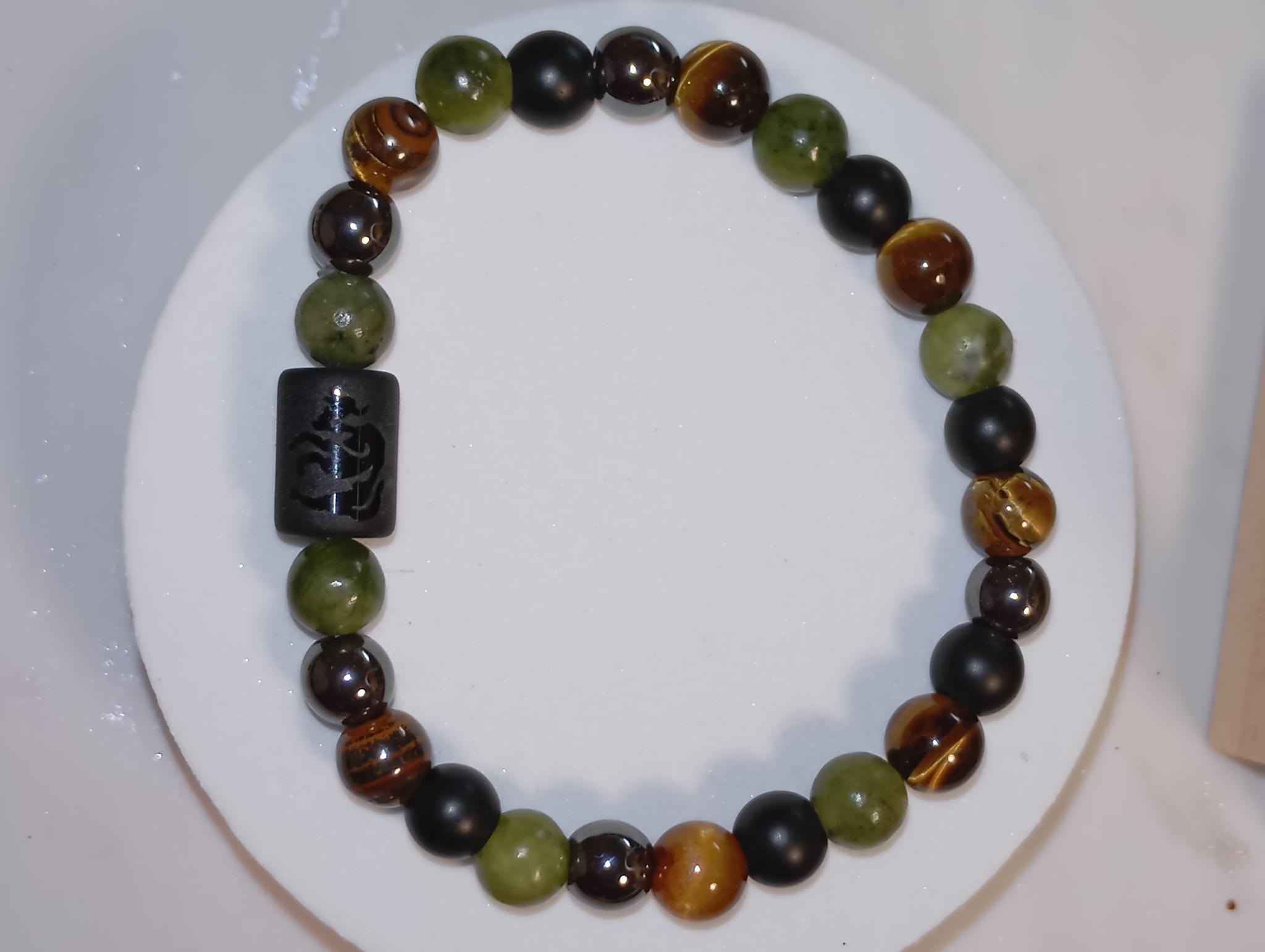 Bracelet en pierres naturelles pour les signe du TAUREAU