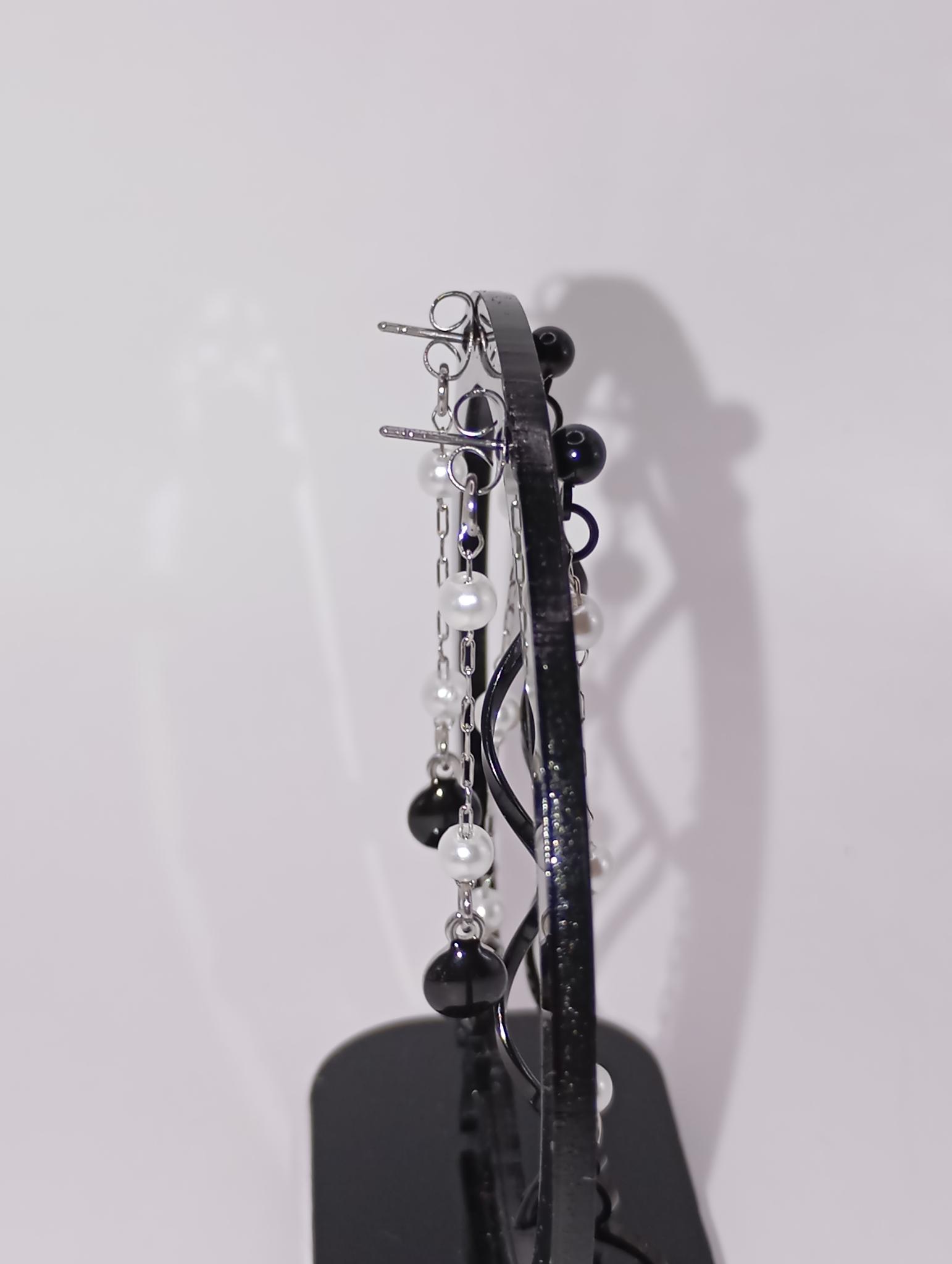 Boucles d'oreilles pendantes élégantes