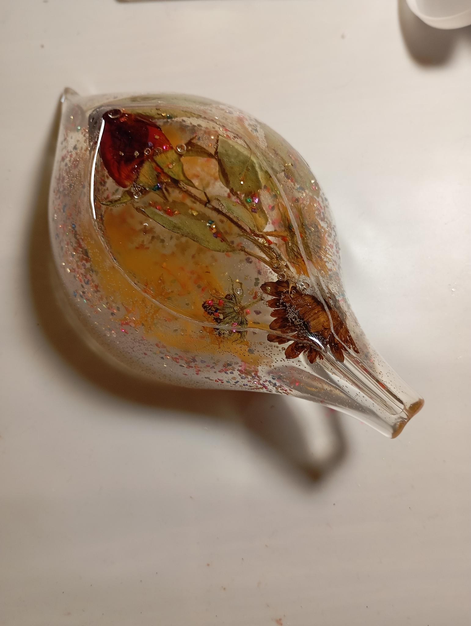 Porte savon Feuille  en résine