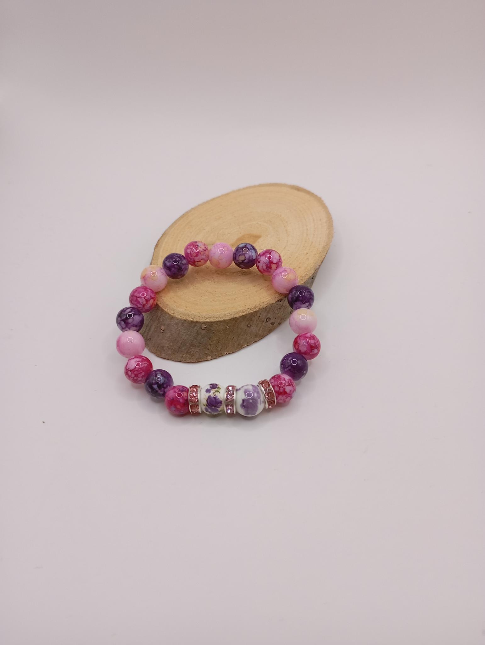 Bracelet en perles colorées pour Enfants 