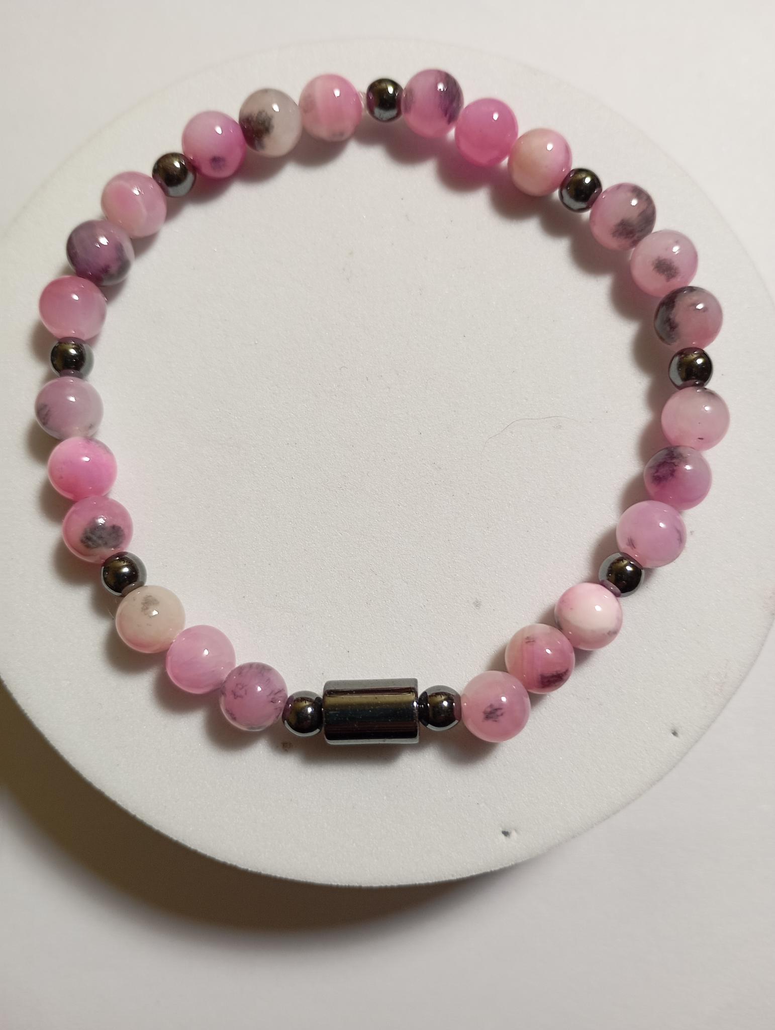 Bracelet en perles Naturelles de 6mm