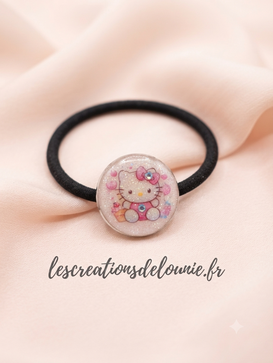 Élastique à cheveux Hello Kitty