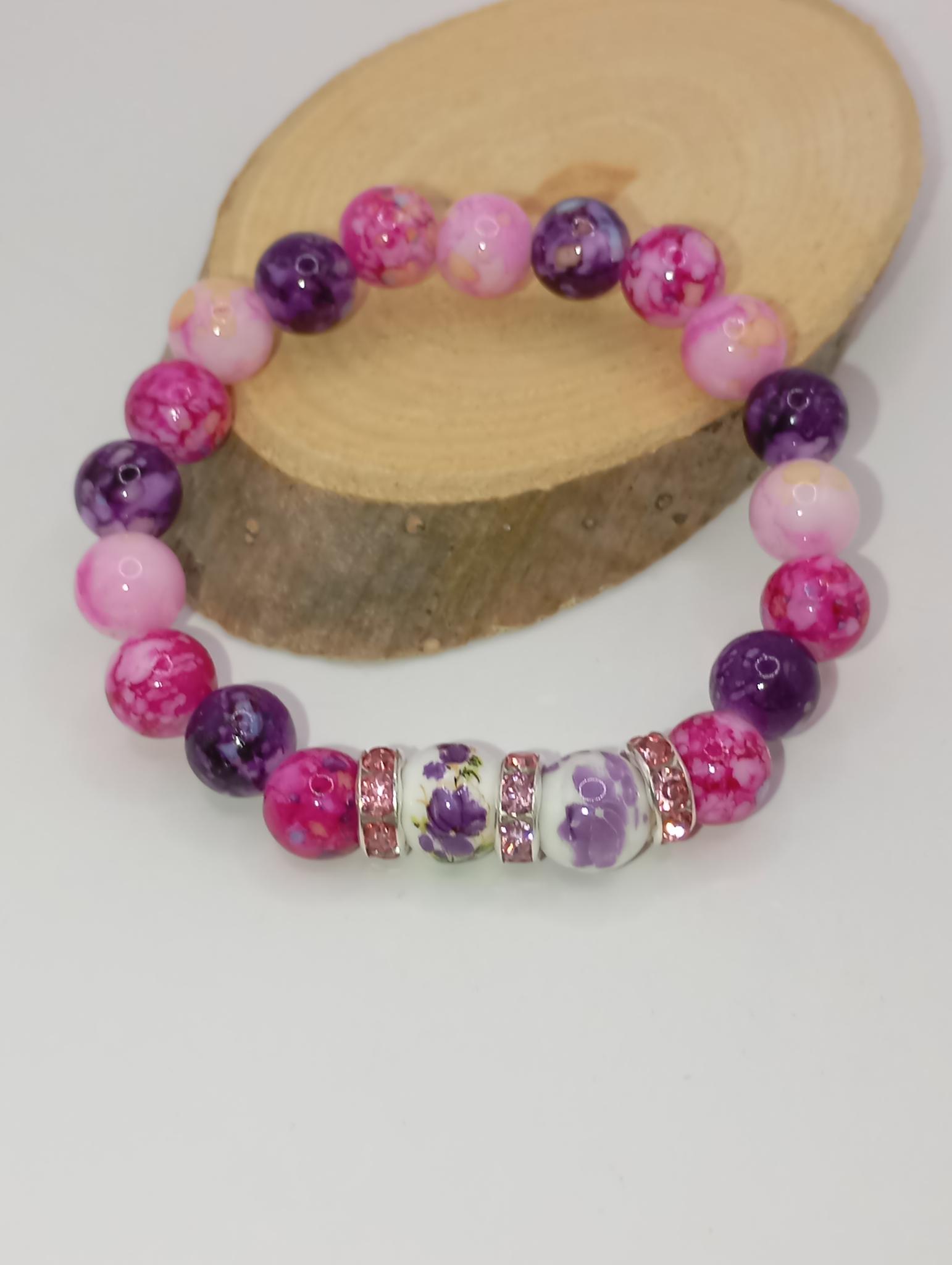 Bracelet en perles colorées pour Enfants 