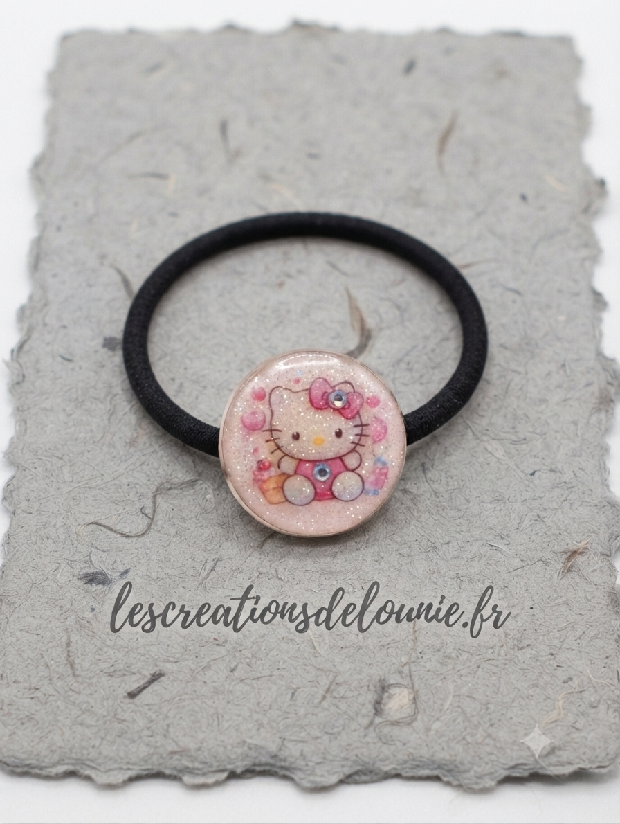 Élastique à cheveux Hello Kitty