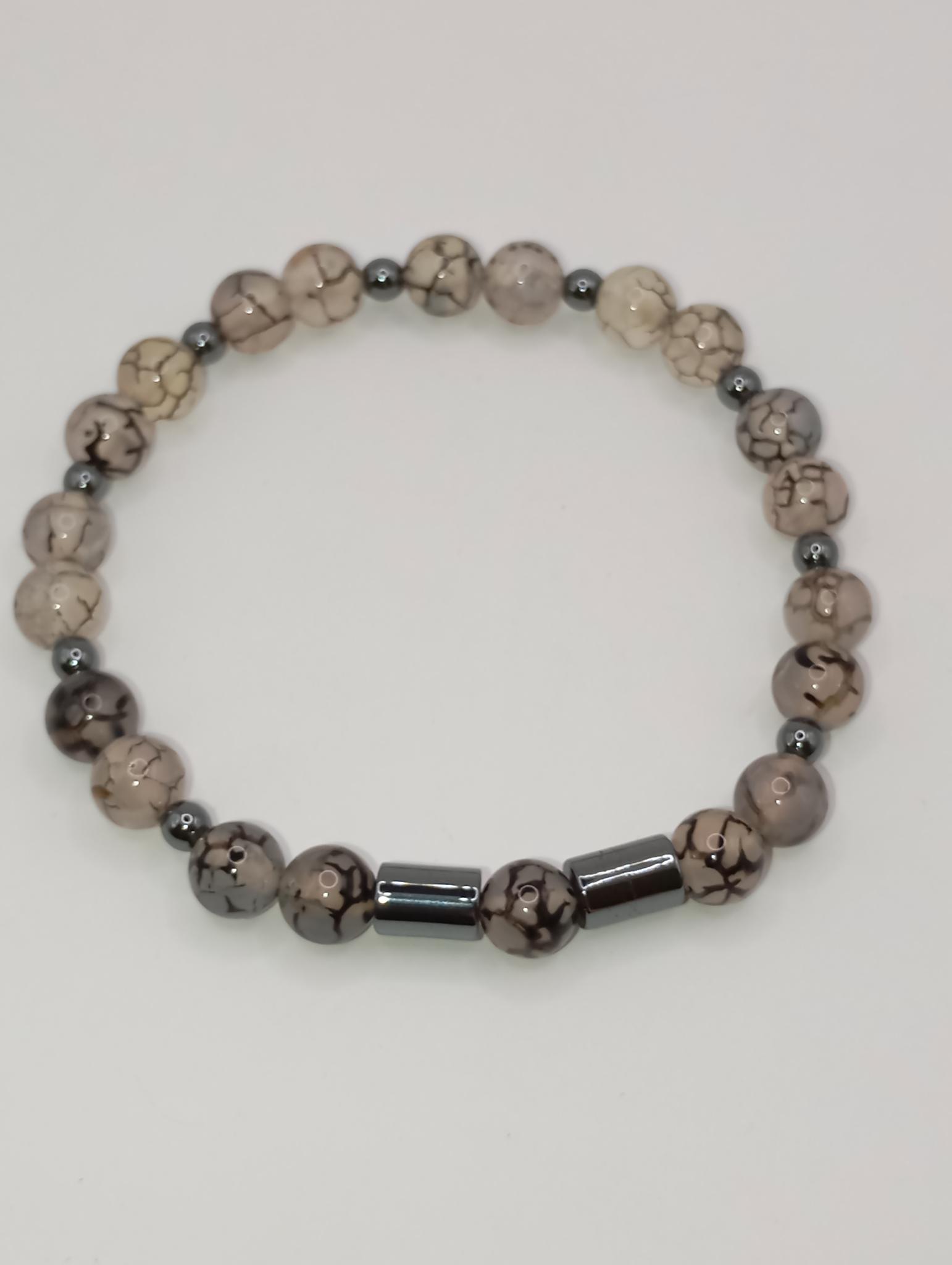 Bracelet en Agate Veine de Dragon