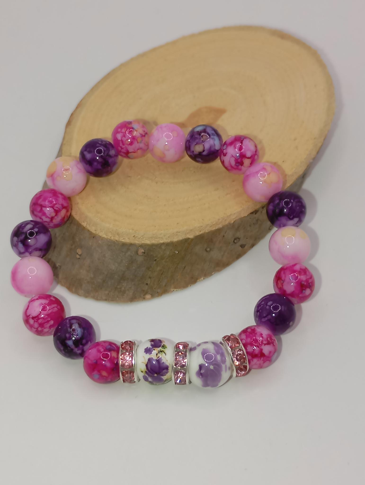 Bracelet en perles colorées pour Enfants