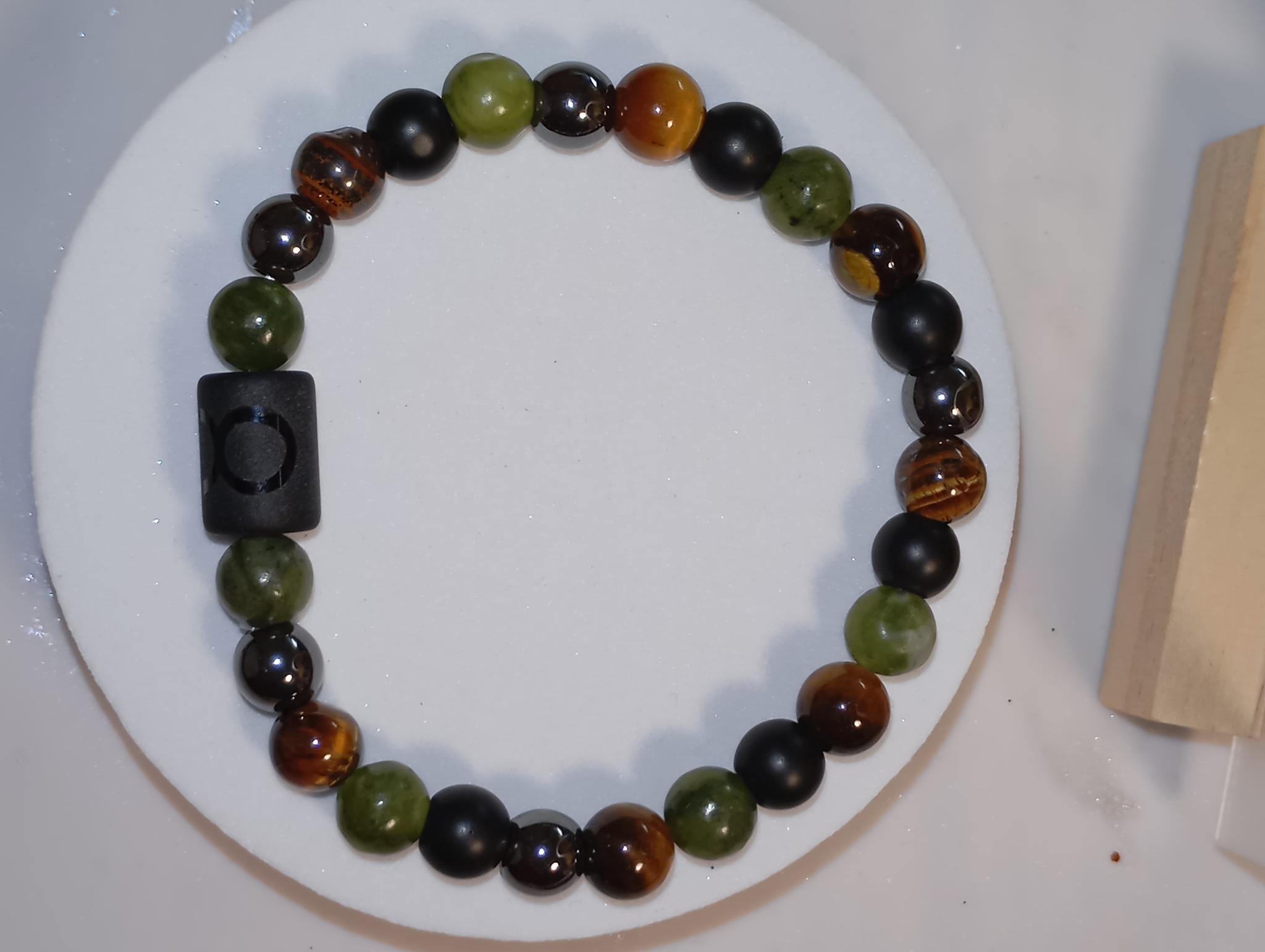 Bracelet en pierres naturelles pour les signe du TAUREAU