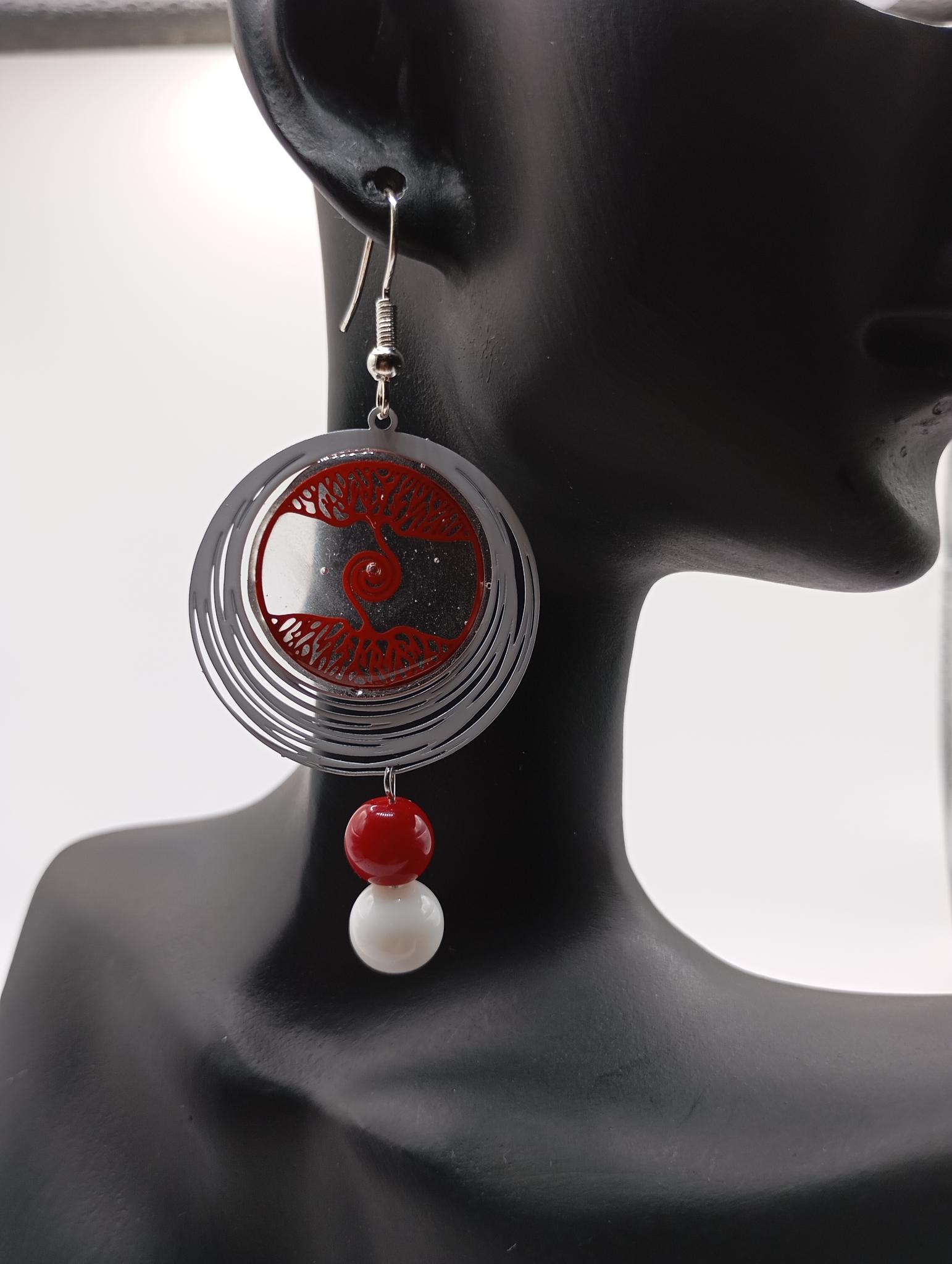 Boucle d’oreille Léna moderne