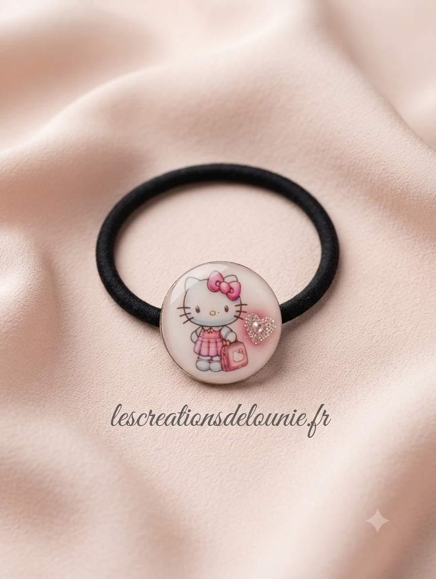 Élastique à cheveux Hello Kitty