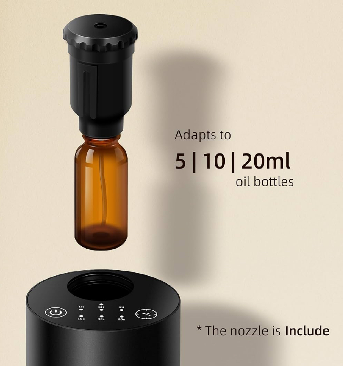 Auriela Essence Essential Oil Diffuser Black