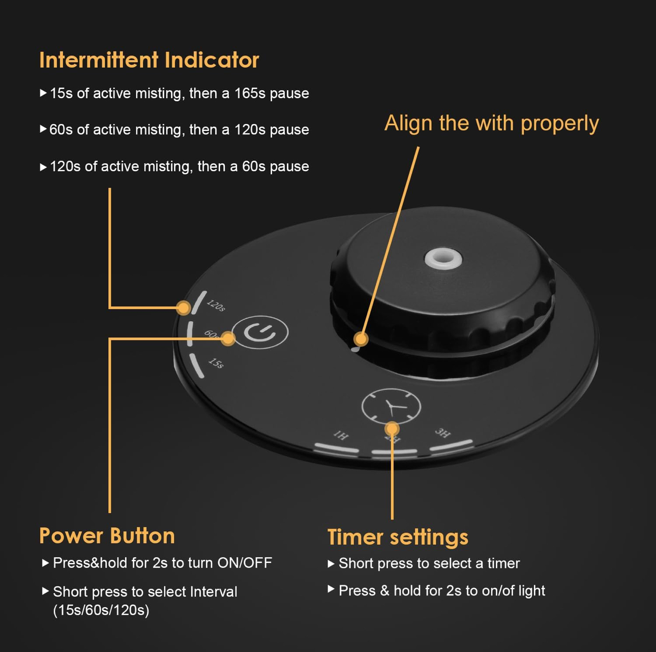 Auriela Essence Essential Oil Diffuser Black