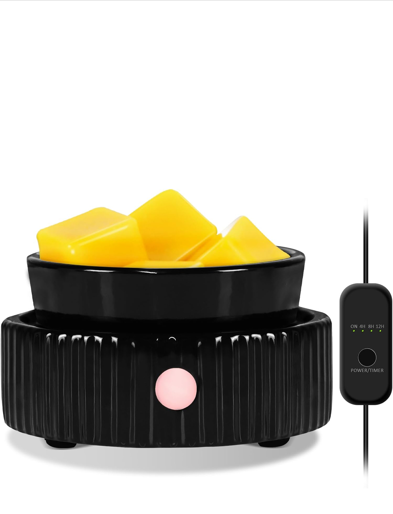 Black Electric Oil/Wax Burner with Timer