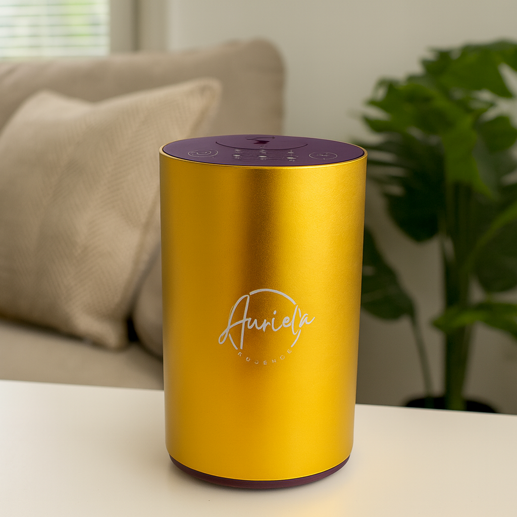 Auriela Essence Oil Diffuser Rechargeable Gold