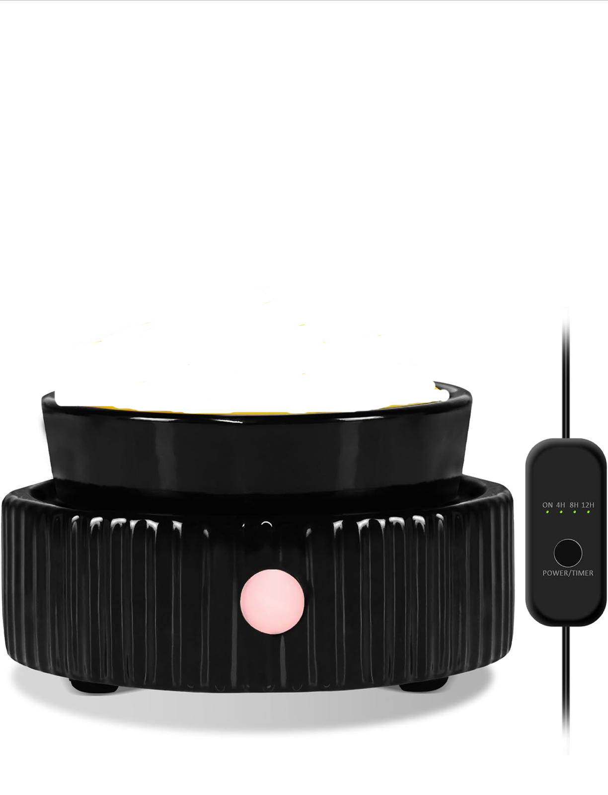 Black Electric Oil/Wax Burner with Timer