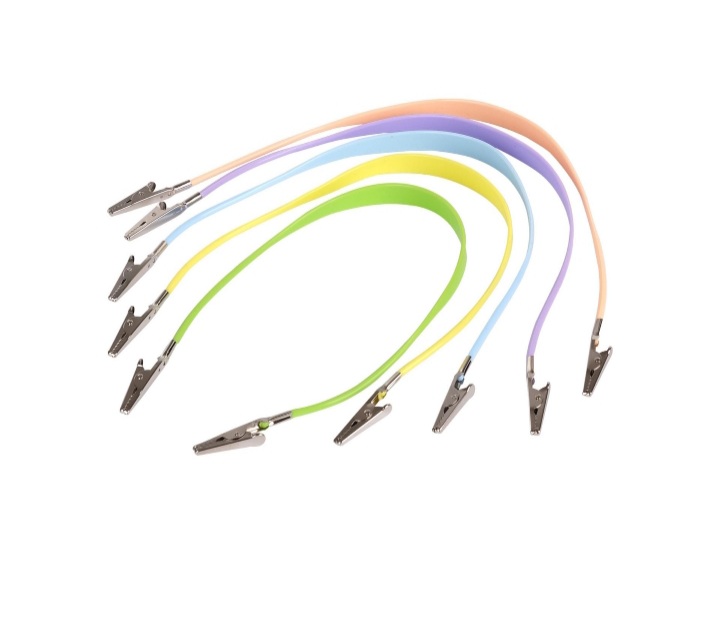 Multicolor Badge Clips