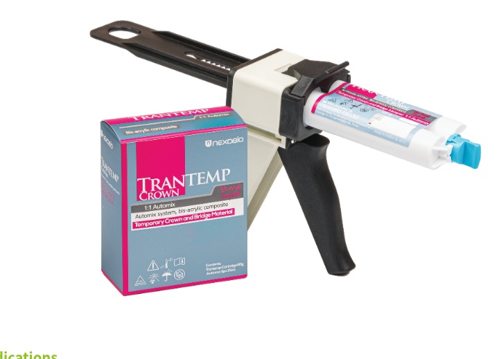 Dental Dispensing Gun with Trantemp Crown Composite