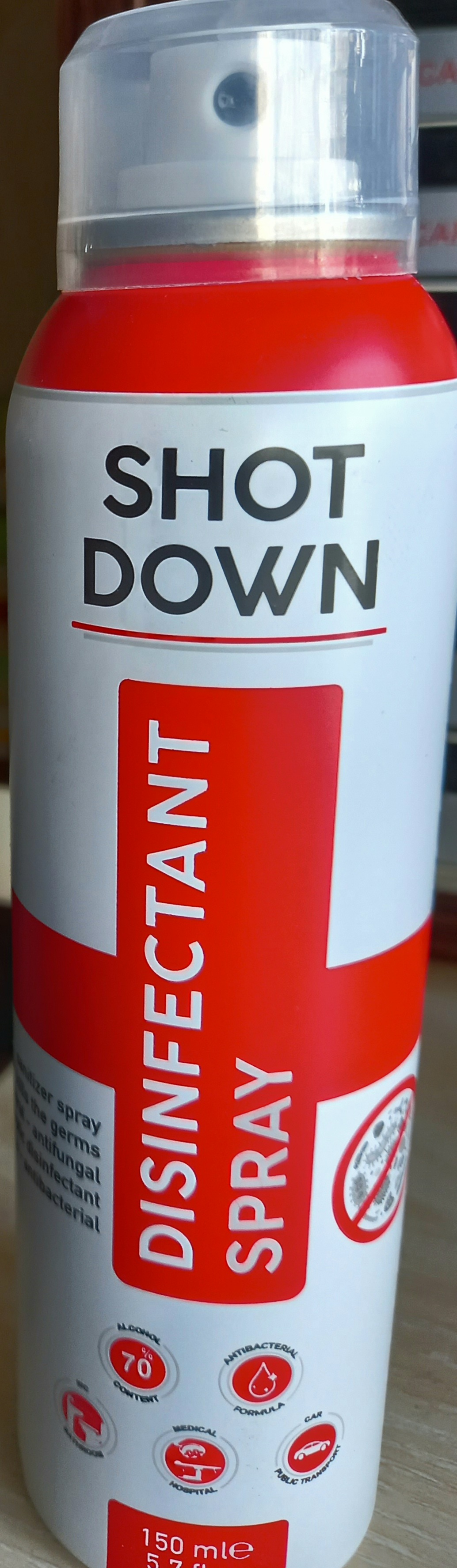 Shot Down Disinfectant Spray