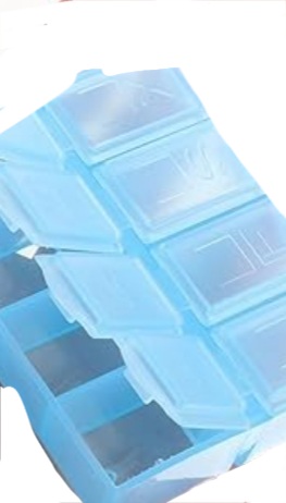 Blue Plastic Storage Container