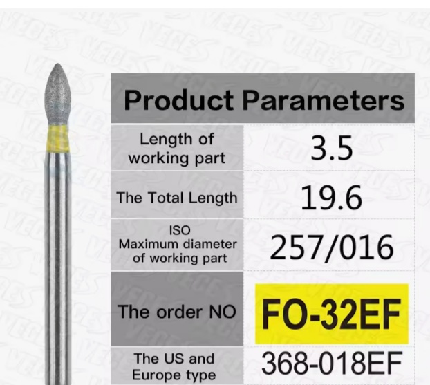 Dental Bur FO-32EF