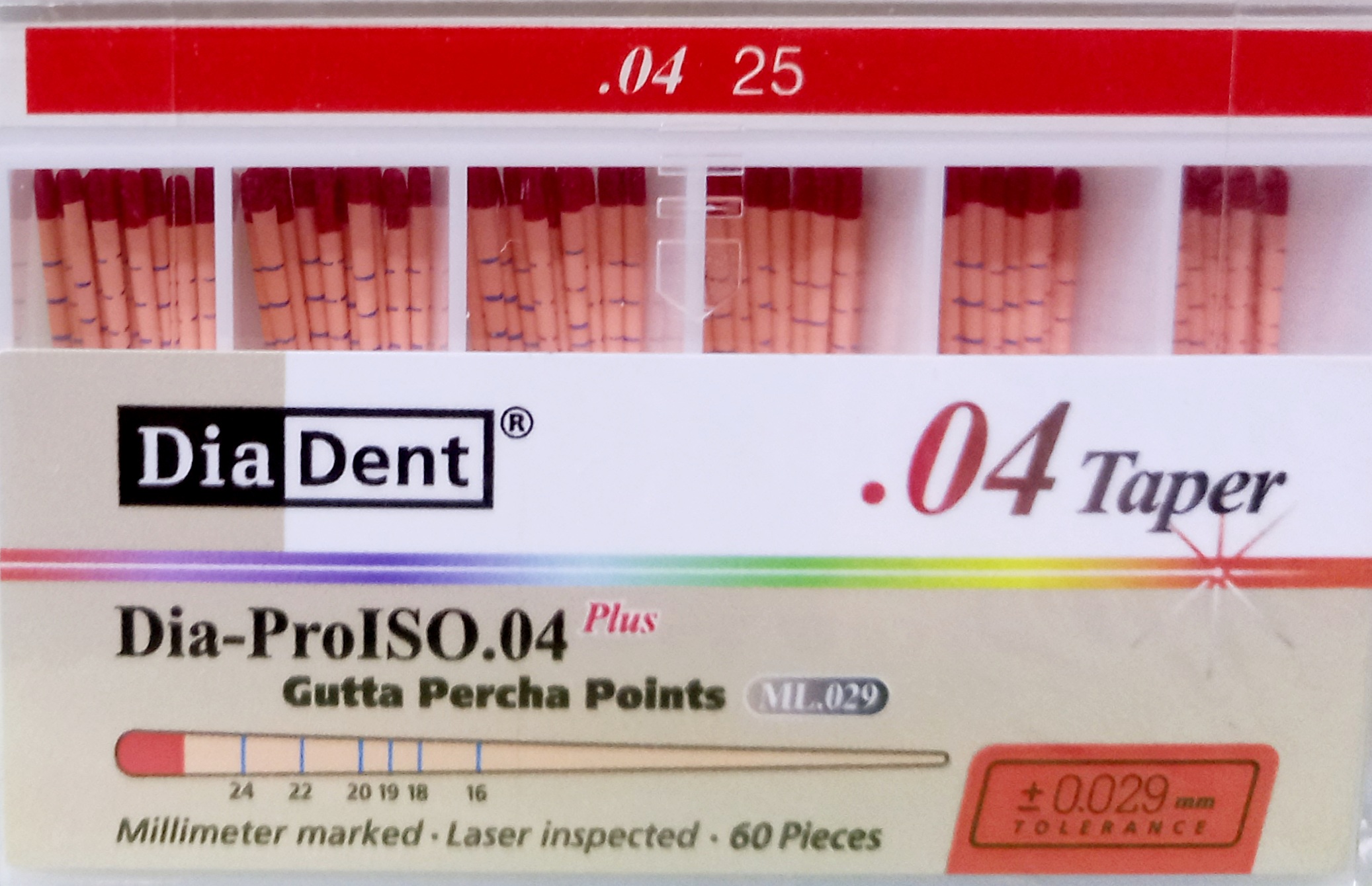 Dia-ProISO .04 Gutta Percha Points