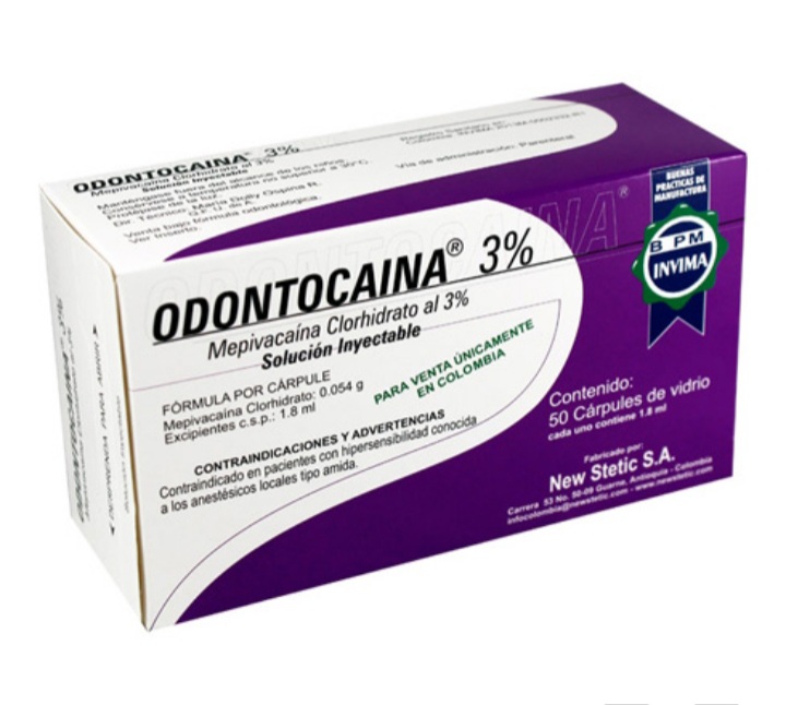 Odontocaina 3%