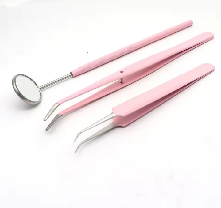 Dental Inspection and Tweezers Set