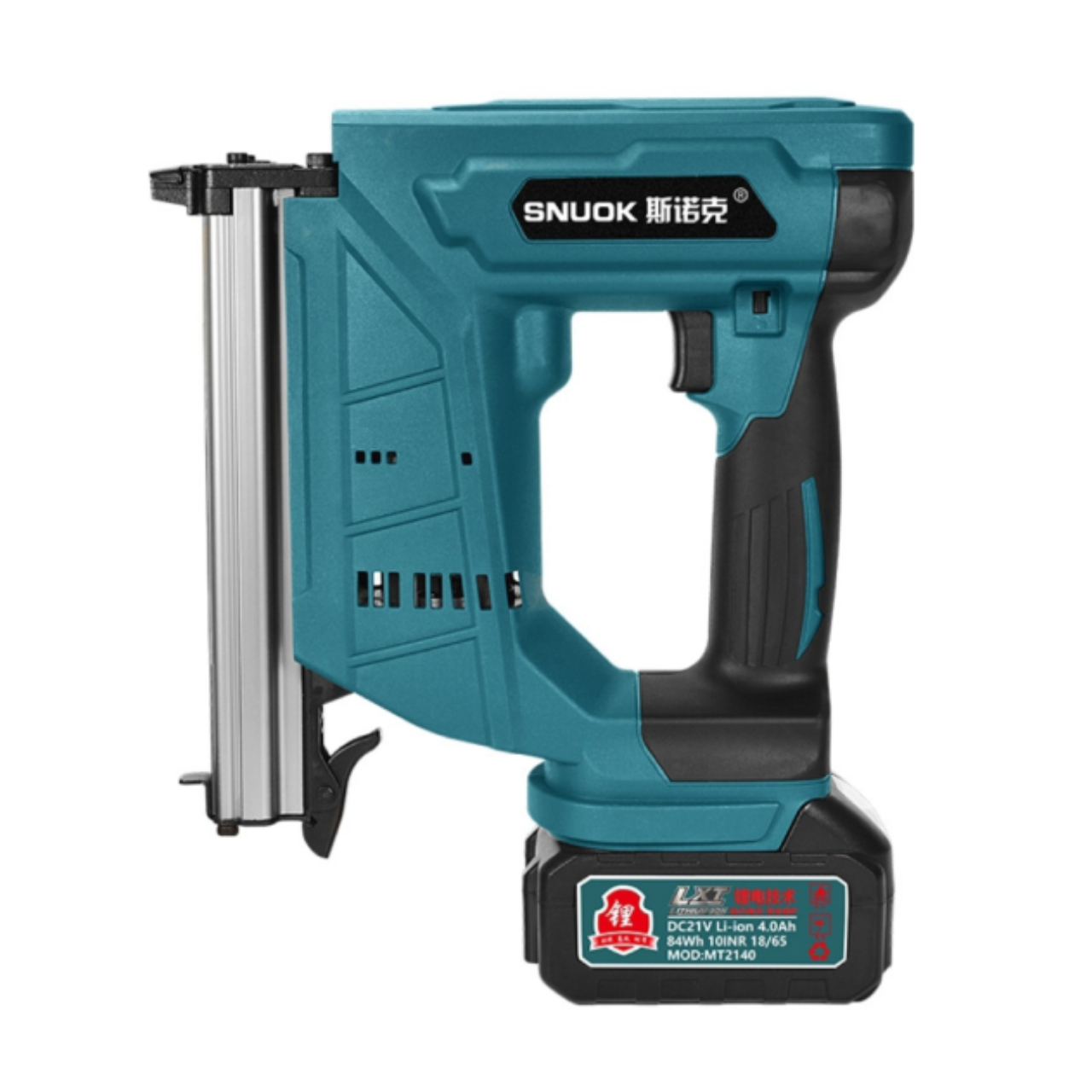 Akumulatorowy Pistolet do Gwoździ Profesjonalny 18GA DC21V - Automatyczny Młot Do Drewna, Płytek i Konstrukcji z Regulacją Głębokości 13-22mm