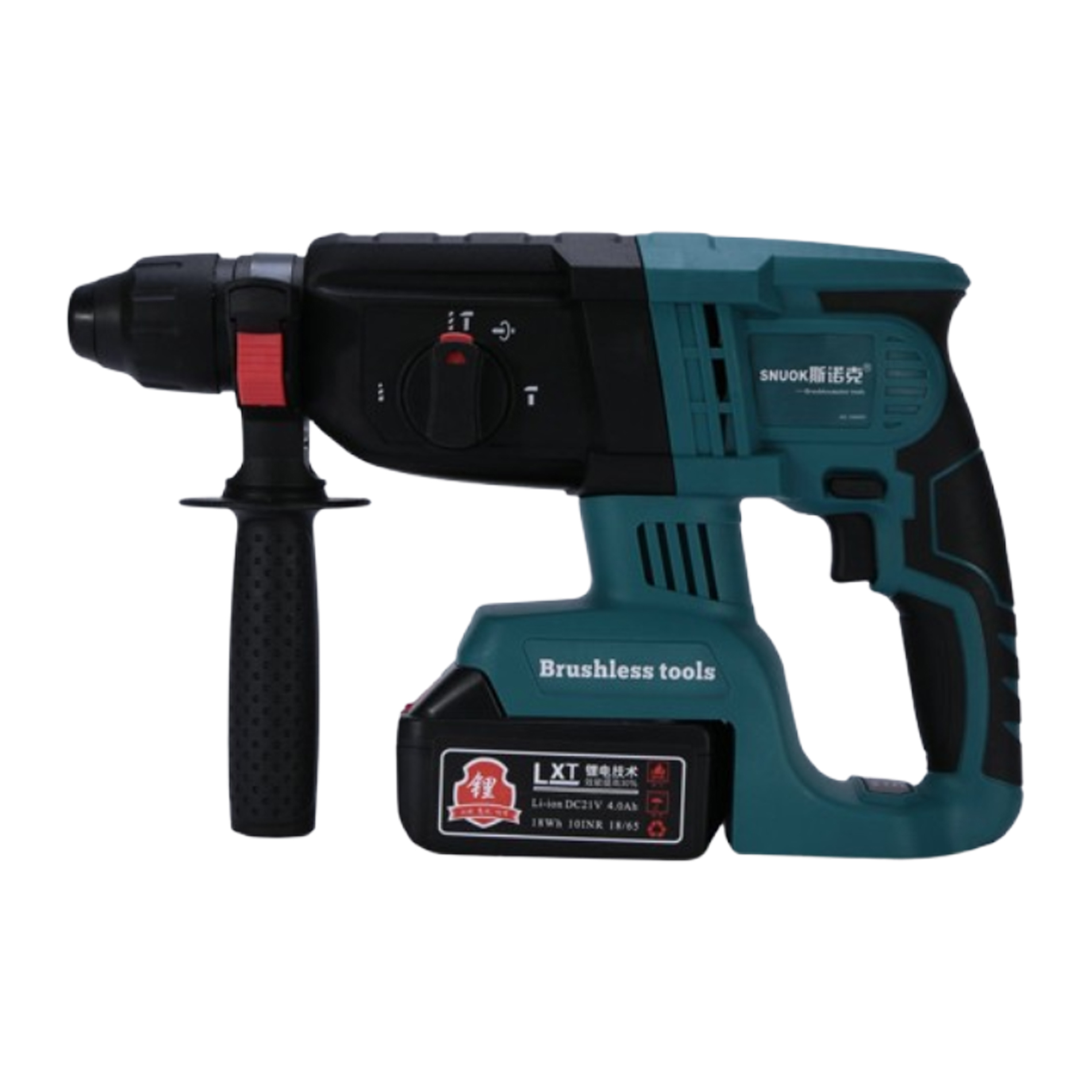 Bezszczotkowa wiertarka udarowa młot udarowy bezprzewodowa – 1.0J energii, SDS