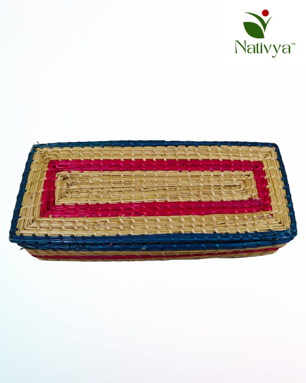Handwoven Rectangular Basket