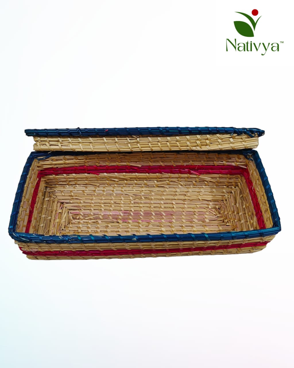 Handwoven Rectangular Basket
