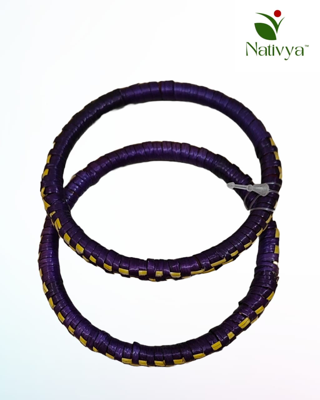 Handcrafted Purple Sikki Bangles