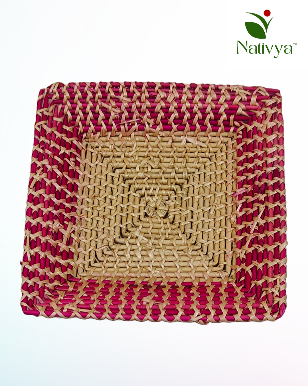 Handwoven Sikki Tray