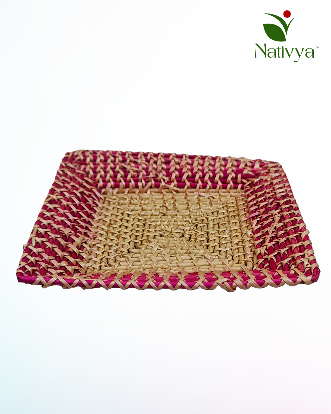 Handwoven Sikki Tray