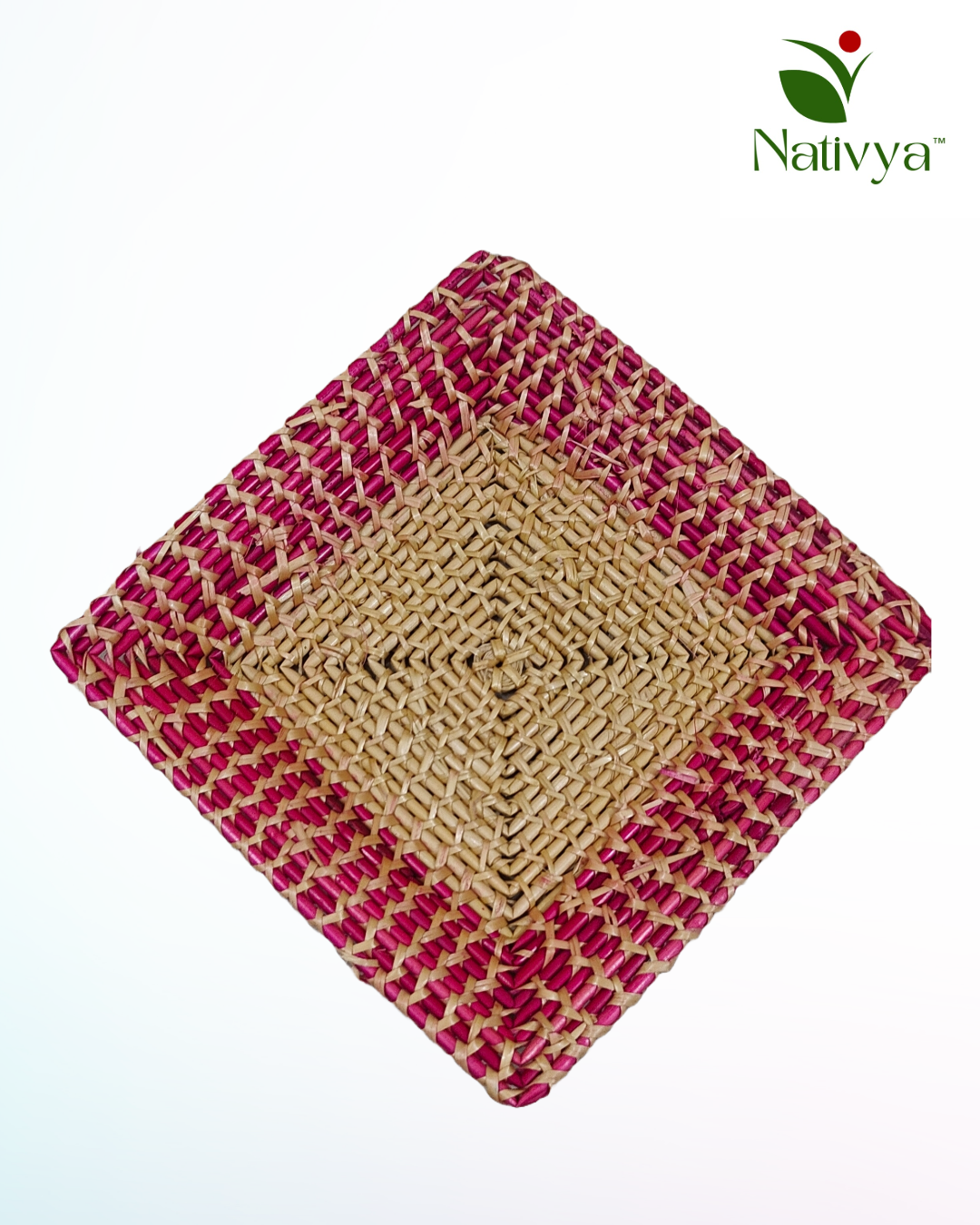 Handwoven Sikki Tray