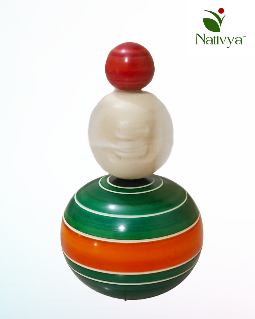 Colorful Wooden Spinning Top