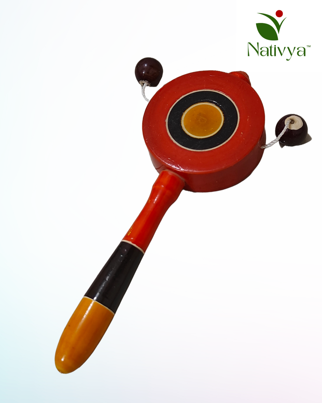 Wooden Spinner Rattle
