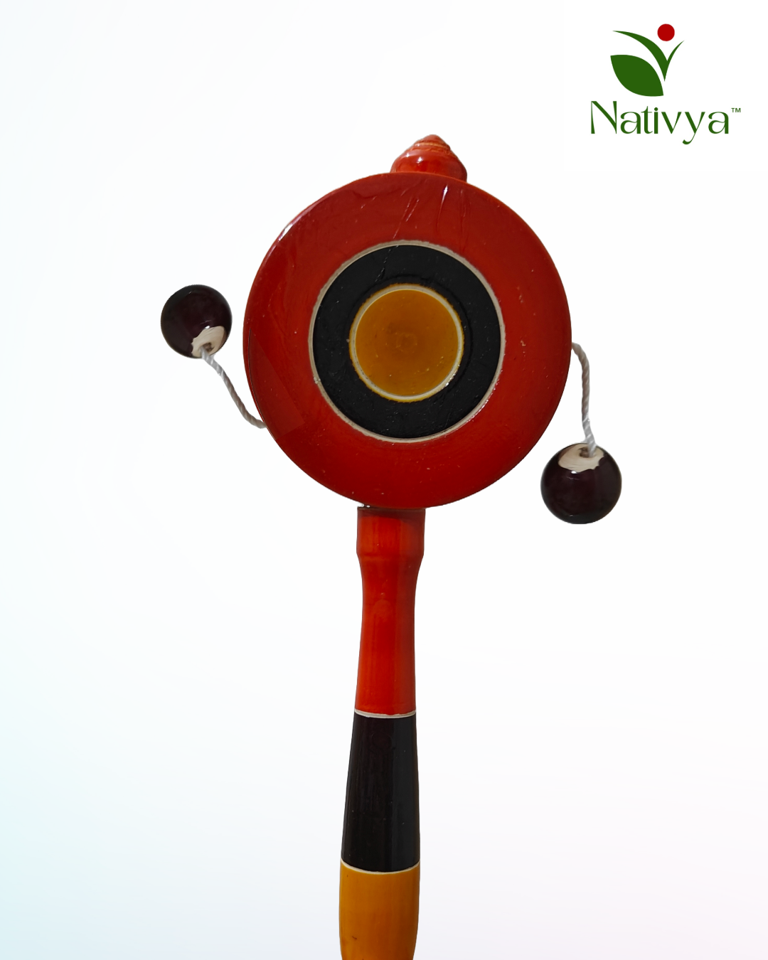 Wooden Spinner Rattle