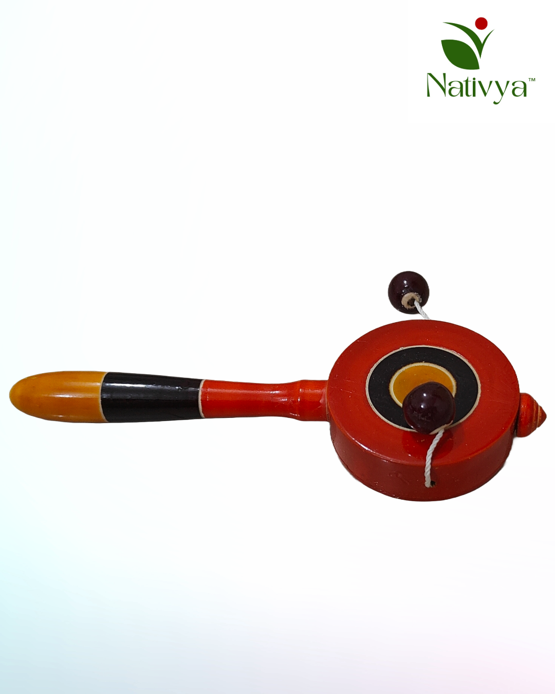 Wooden Spinner Rattle