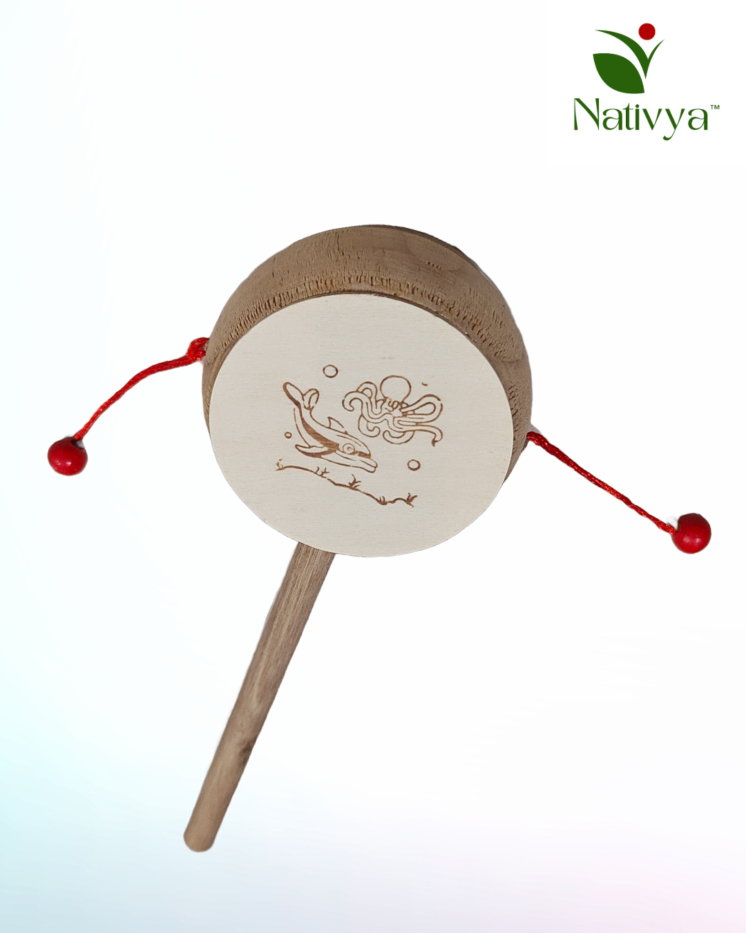 Handcrafted Wooden Drum